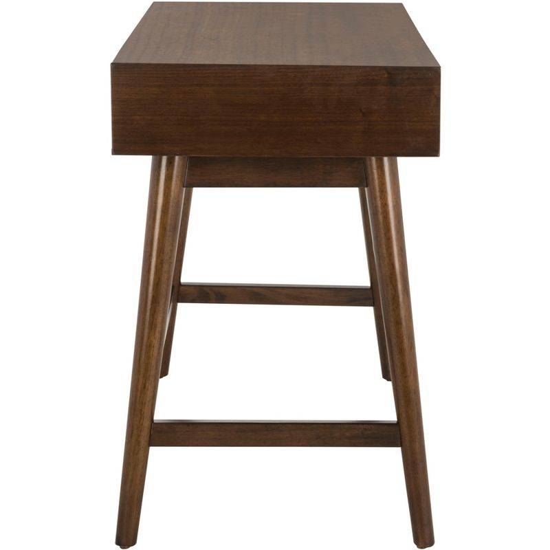 Isadora Midcentury Modern Desk - Walnut - Safavieh