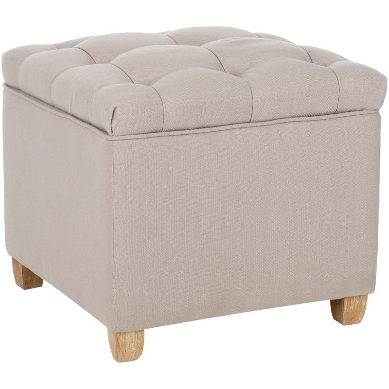 Joanie Ottoman - Taupe - Safavieh