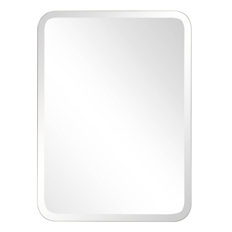 Howard Elliott 30"x22" Rectangular Frameless Beveled Wall Mirror