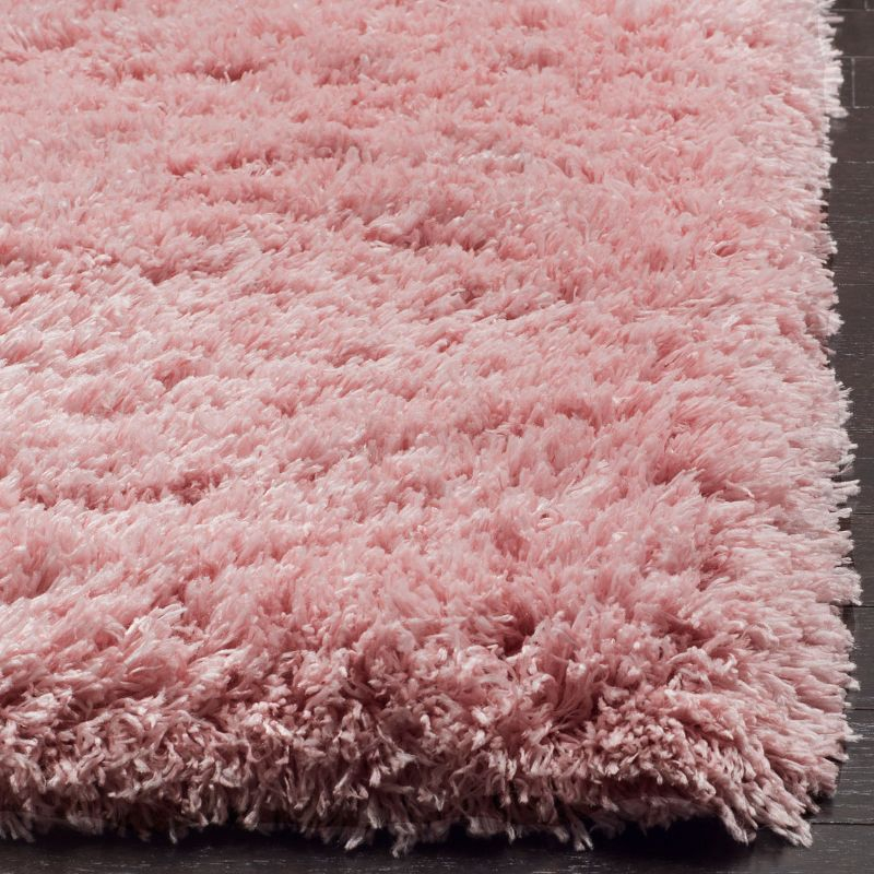 Polar Shag PSG800 Power Loomed Indoor Area Rug - 5'1"x7'6" - Light Pink - Safavieh