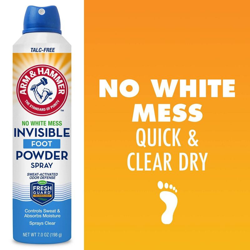 Arm & Hammer Invisible Spray Foot Powder - 7oz