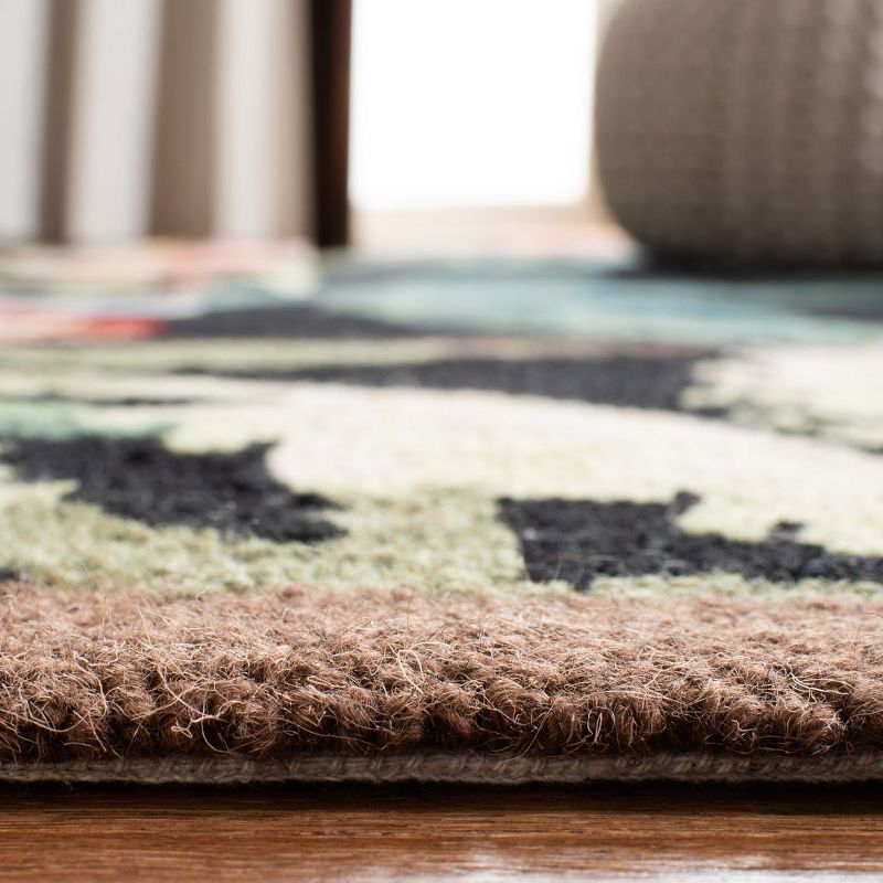 Chelsea HK296 Hand Hooked Area Rug - Black - 8'9"x11'9" - Safavieh.