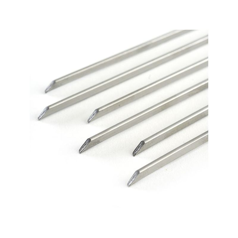 Norpro Stainless Steel 12-Inch Barbeque Skewers, Set of 6