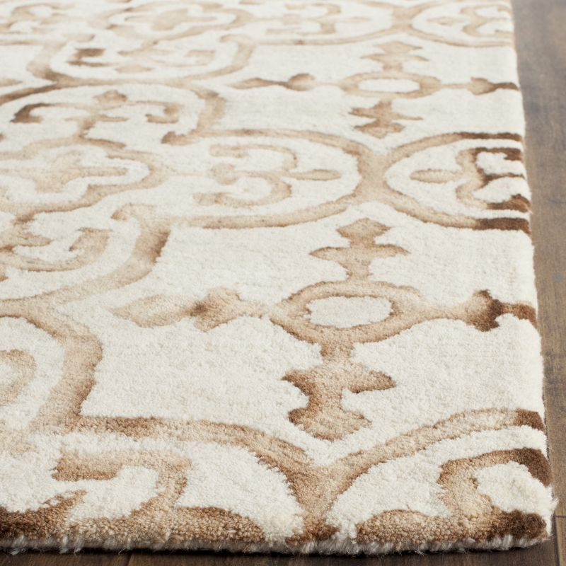 Dip Dye DDY711 Hand Tufted Indoor Accent Rug - Ivory/Camel - 2'x3' - Safavieh