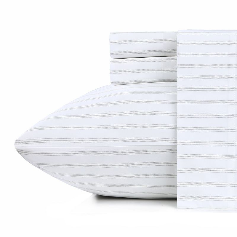 Luxury 600 Thread Count Bed Sheet Set - 100% Cotton Sheets, Cooling Sateen, Deep Pocket