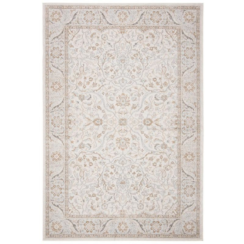 Isabella ISA912 Power Loomed Area Rug - Cream/Beige - 6'x9' - Safavieh.