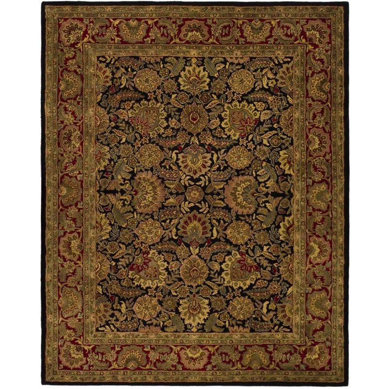 Classic CL359 Hand Tufted Area Rug - Navy/Red - 8'3"x11' - Safavieh.