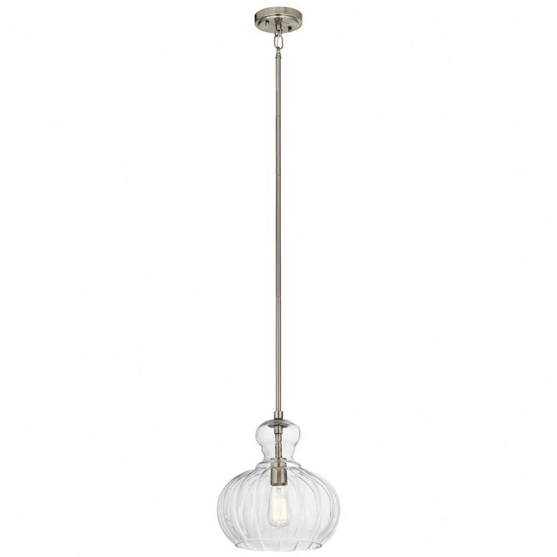 Kichler Lighting Riviera 1 - Light Pendant in  Brushed Nickel