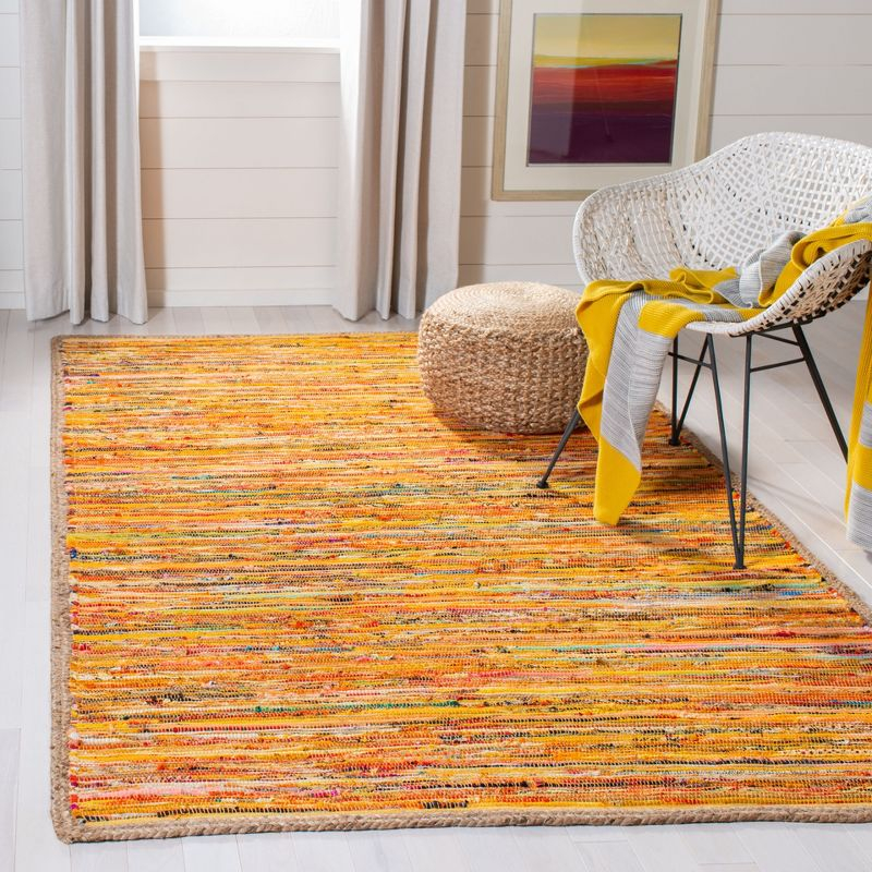 Montauk MTK960 Hand Woven Area Rug - Gold/Natural - 3'x5' - Safavieh.