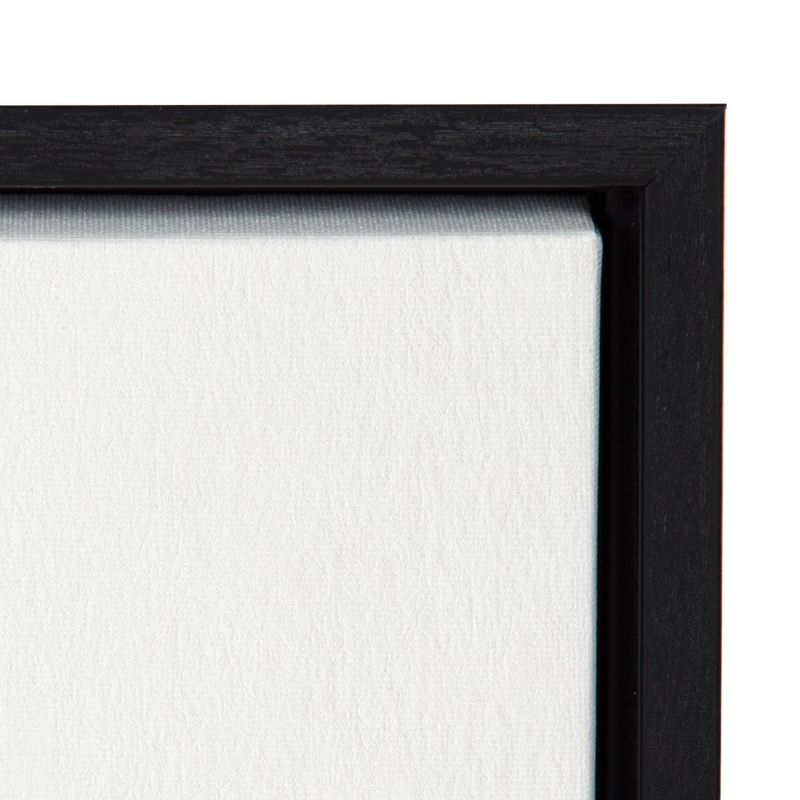 18" x 24" Sylvie Que Sera Sera Framed Canvas by Cat Coquillette Black - Kate and Laurel