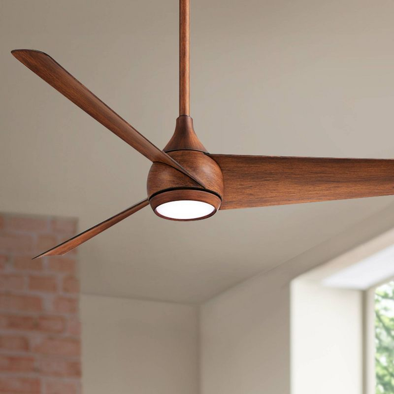Minka Aire 52'' 3 - Blade LED Smart Standard Ceiling Fan with Remote Control and Light Kit Included