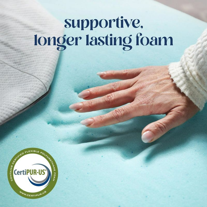 Mattress Topper - 2 Inch - CertiPUR-US Certified Memory Foam - Dusk by Viscosoft  Full
