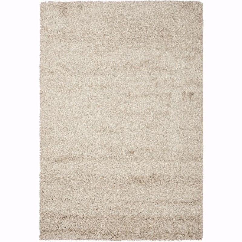 Santa Monica Shag SGN725 Power Loomed Indoor Area Rug - Beige - 4'x6' - Safavieh.