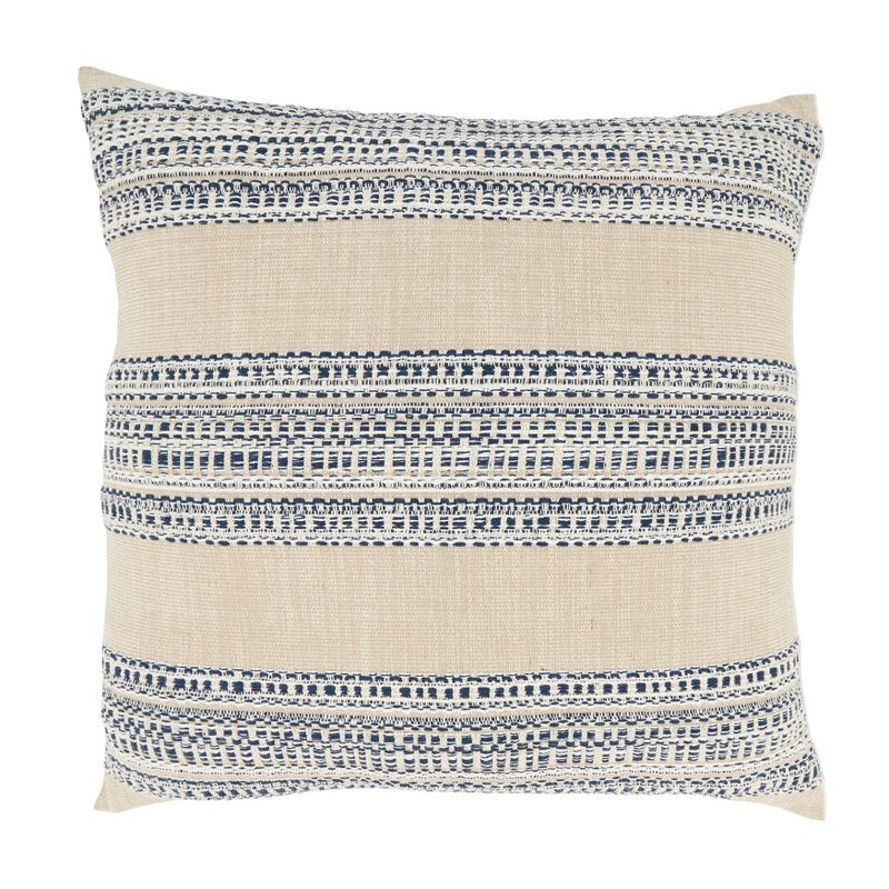 Saro Classic Charm Striped Poly Filled Throw Pillow | Wayfair