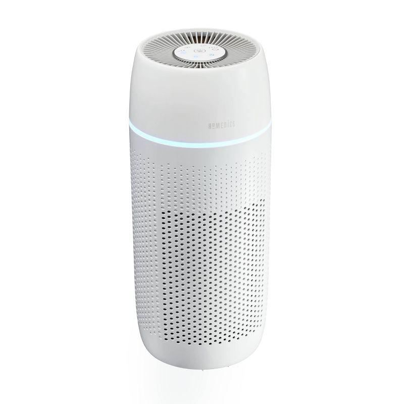 HoMedics PetPlus Large Room Air Purifier with UV-C Technology: Electric, 3 Settings, CARB Certified, 100-300 sq. ft.