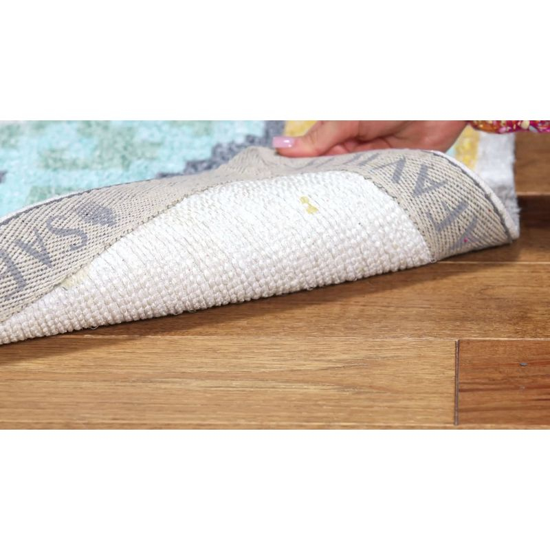 Saffron SFN560 Hand Loomed Area Rug - Blue/Aqua - 3'x5' - Safavieh.
