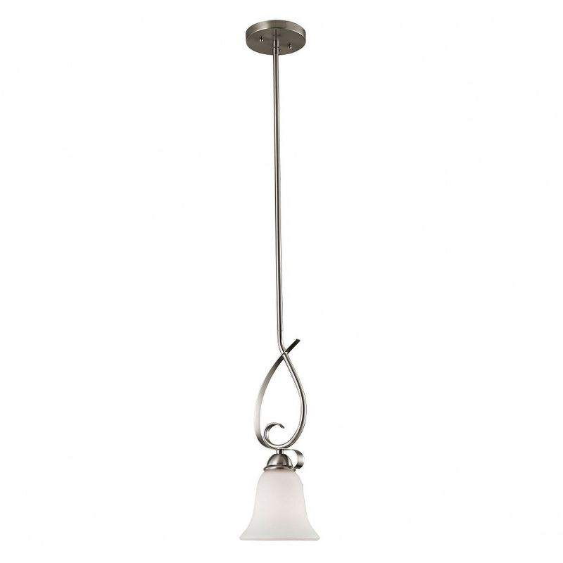 Thomas Lighting Brighton 1 - Light Pendant in  Brushed Nickel