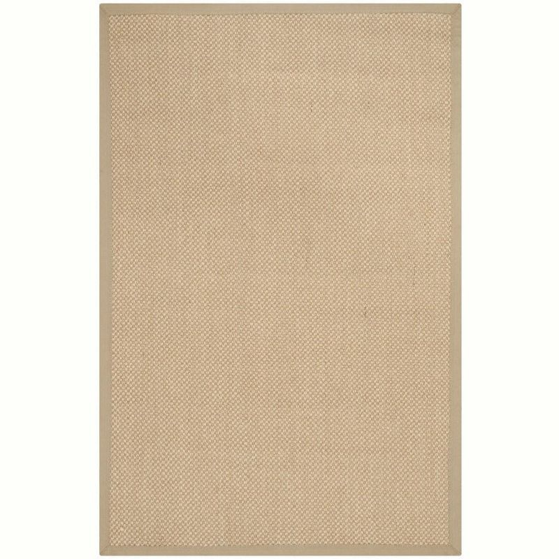 Natural Fiber NF141 Power Loomed Indoor Area Rug - Maize/Linen - 4'x6' - Safavieh.