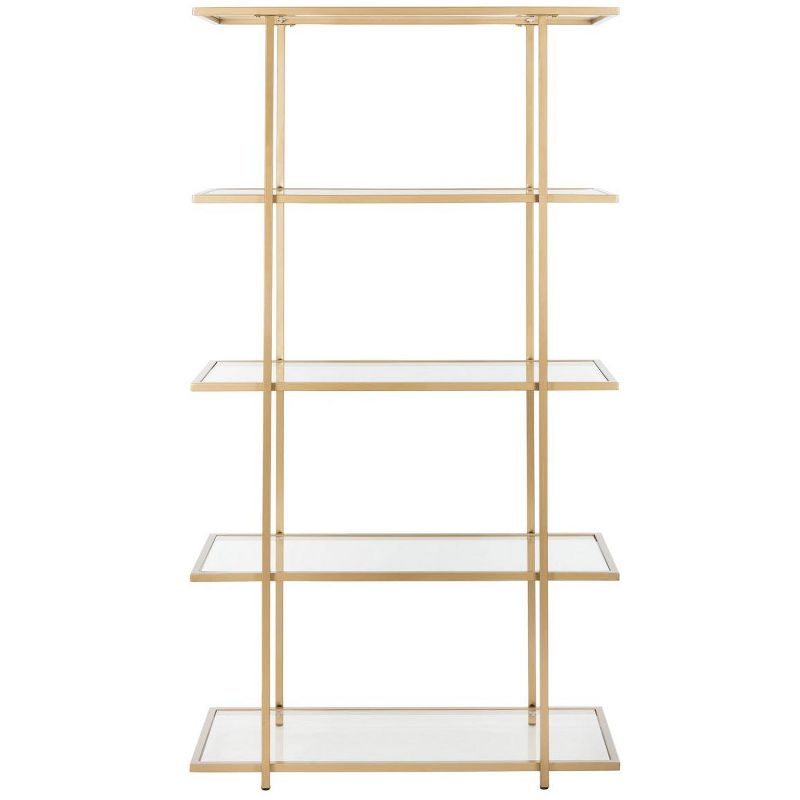 Francis 5 Tier Etagere - ETG6202 - Gold/Clear - Safavieh