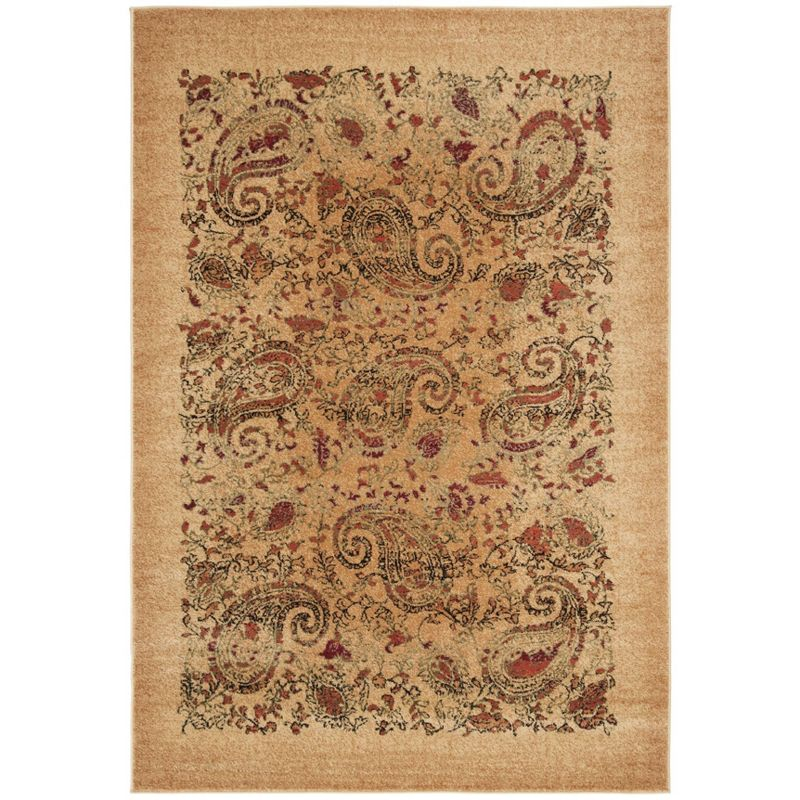 Lyndhurst LNH224 Power Loomed Area Rug - Beige/Multi - 6'x9' - Safavieh