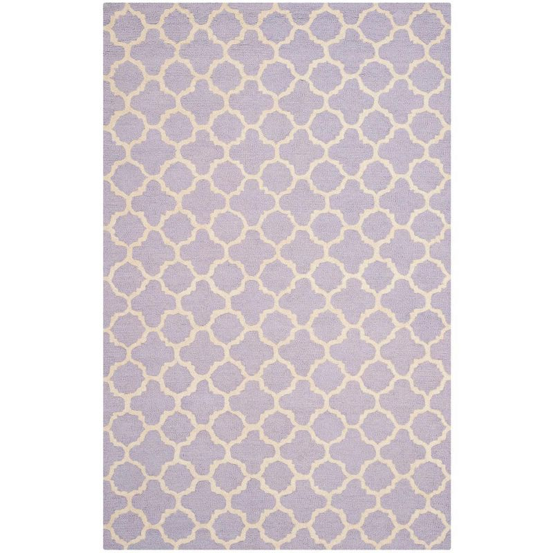 Cambridge CAM130 Tufted Indoor Area Rug - Lavander/Ivory - 5'x8' - Safavieh