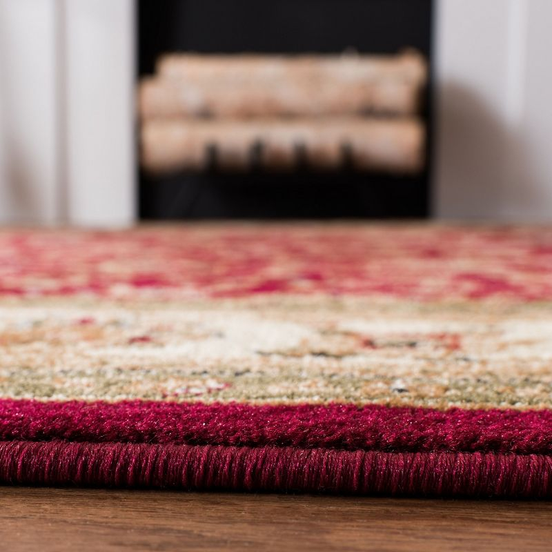 Lyndhurst LNH312 Power Loomed Area Rug - Red/Ivory - 8'x11' - Safavieh.