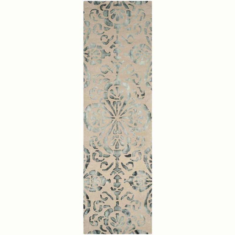 Dip Dye DDY719 Hand Tufted Runner Rug - Camel/Grey - 2'3"x8' - Safavieh.