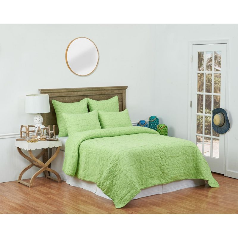 C&F Home 20" x 26" Mara Green Cotton Standard Sham - Machine Washable