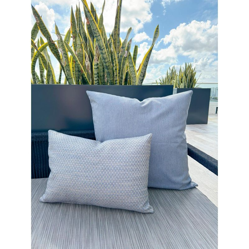 Essential Indigo Blue Indoor Outdoor Pillow 24x24