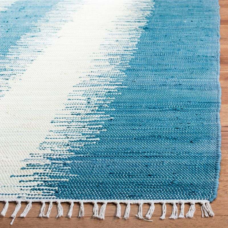 Montauk MTK751 Hand Woven Indoor Area Rug - Dark Blue - 5'x7' - Safavieh