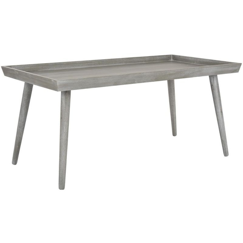 Nonie Coffee Table With Tray - Slate Grey - Safavieh
