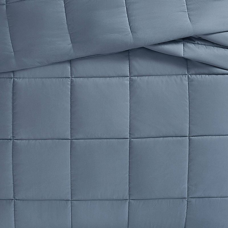 Truly Soft 2pc Twin/Twin Extra Long Comforter Set Blue