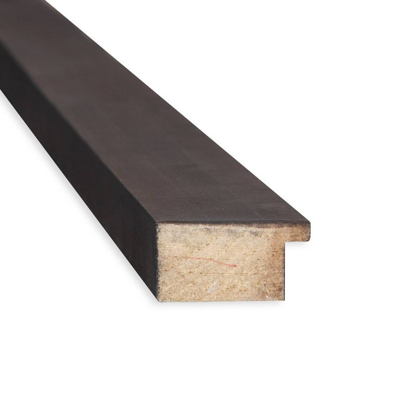 21" x 27" Non-Beveled Fresco Wood Bathroom Wall Mirror Dark Walnut - Amanti Art: Includes Mounting Hardware