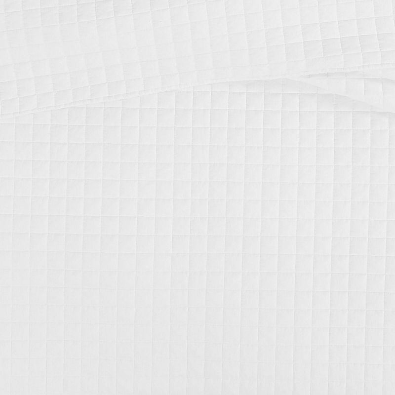 Brooklyn Loom 3pc Full/Queen Flax Linen Quilt Set White