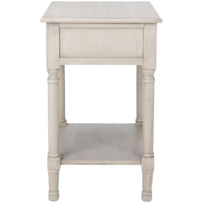 Whitney 1 Drawer Accent Table - Greige - Safavieh.