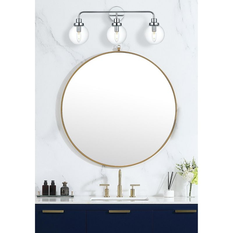Elegant Lighting Hanson 28 inch Wall Sconce in Chrome