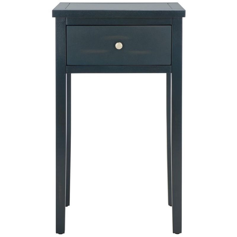 Abel Nightstand With Storage Drawer - Dark Teal - Safavieh.
