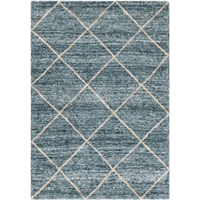 Himalaya HIM423 Handmade Area Rug - 4'x6' - Blue/Gold - Safavieh