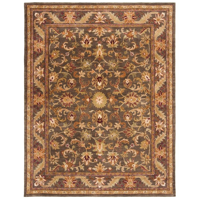 Antiquity AT52 Hand Tufted Indoor Area Rug - Green/Gold - 8'3"x11' - Safavieh