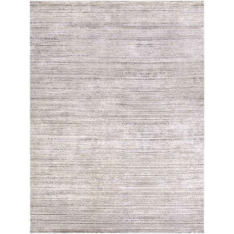 Livabliss 7'10"x10'2" Emma Modern Rug Gray: Stain & Fade-Resistant, Medium Pile, Indoor, Abstract Pattern