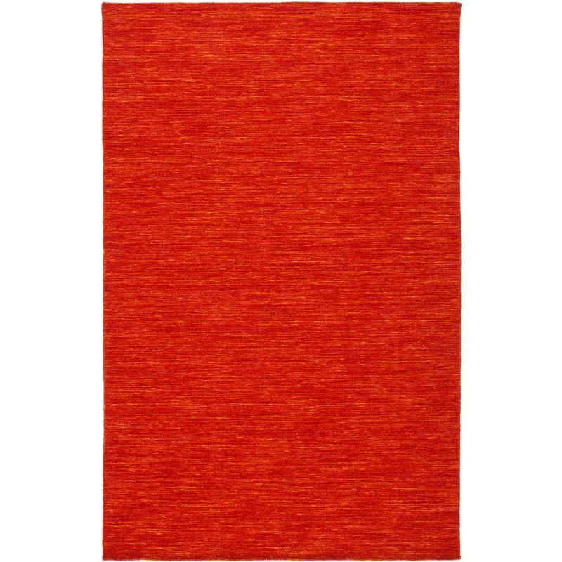 Kilim KLM850 Hand Loomed Area Rug - Red/Rust - 4'x6' - Safavieh