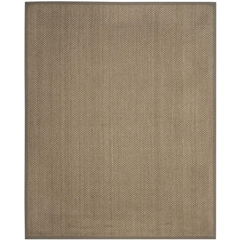 Natural Fiber NF153 Power Loomed Indoor Area Rug - Natural/Grey - 8'x10' - Safavieh.