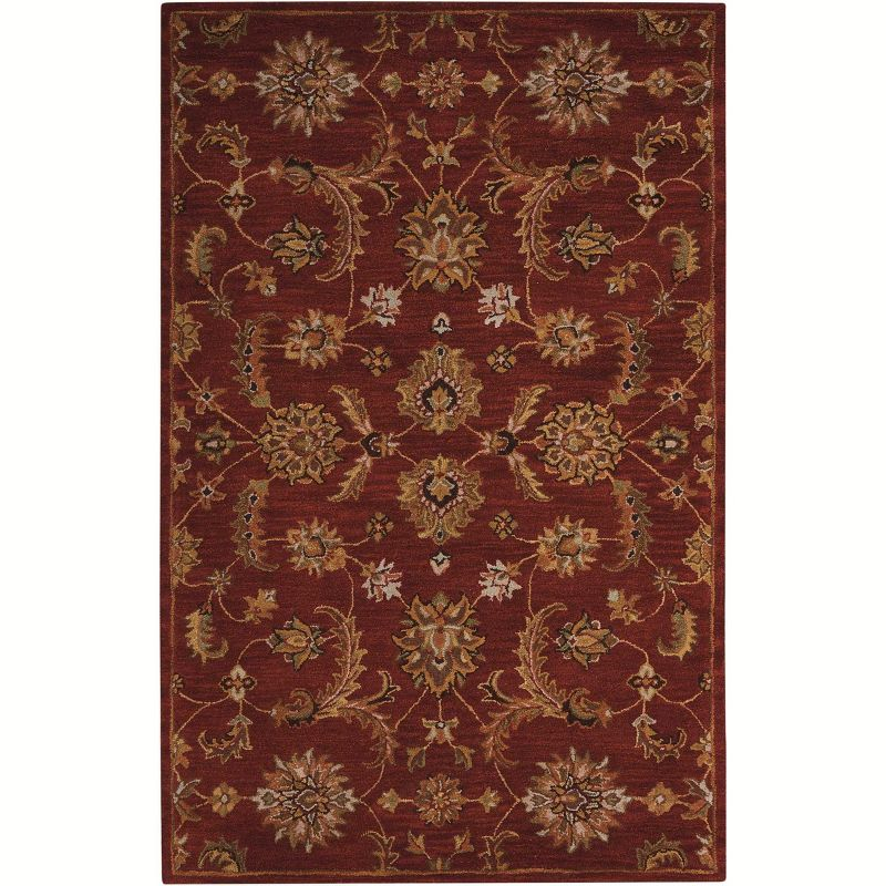 Nourison India House Brick Area Rug IH83 3'6" x 5'6"