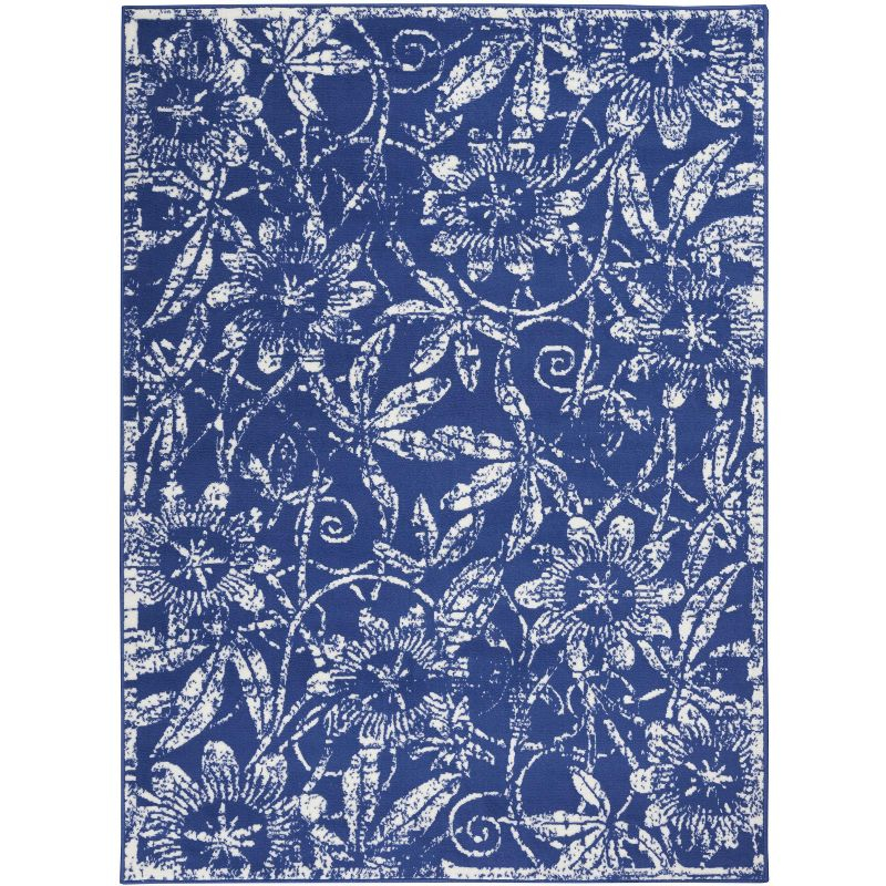 Nourison Whimsicle WHS05 Indoor only Area Rug - Navy 5' x 7'
