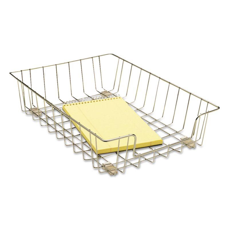 Fellowes Wire Desk Tray Organizer Wire Silver 60012