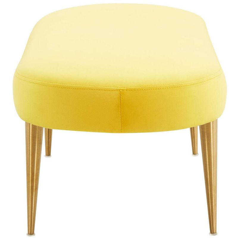 Corinne Oval Bench - SFV4704 - Marigold - Safavieh Couture