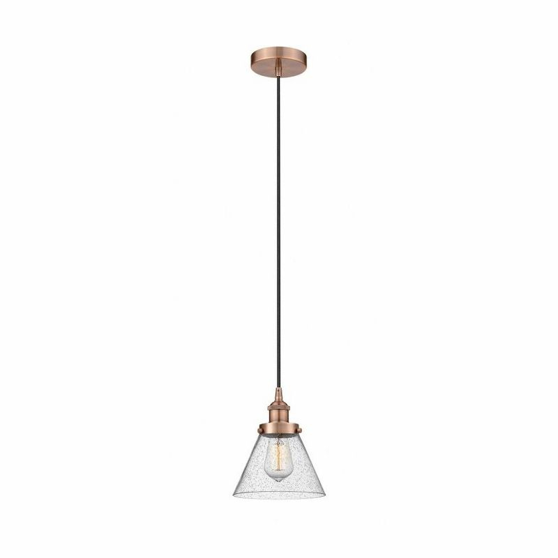 Innovations Lighting Cone 1 - Light Pendant in  Antique Copper