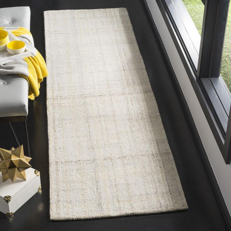 Abstract ABT141 Handmade Indoor Accent Rug - Ivory/Beige - 2'-3"x4' - Safavieh