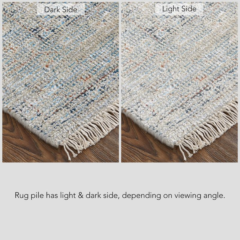 Caldwell Transitional Oriental Blue/Gray/Taupe Area Rug