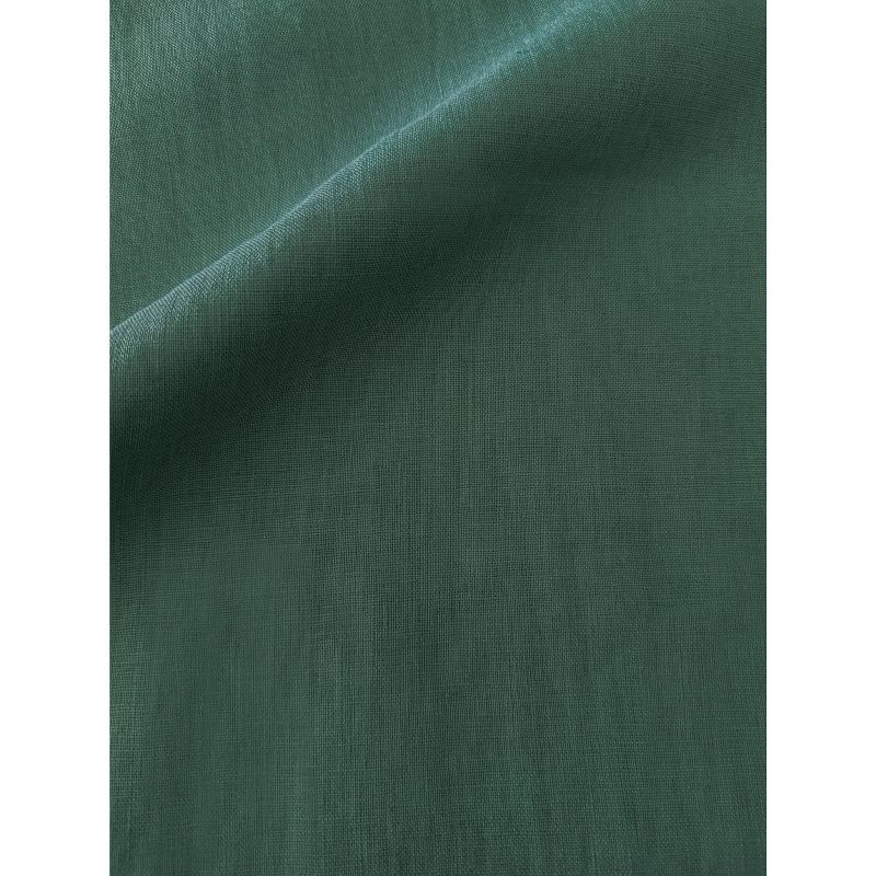 So Soft Linen Emerald Green Pillow 14x20 Down Alternative